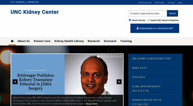 unckidneycenter.org