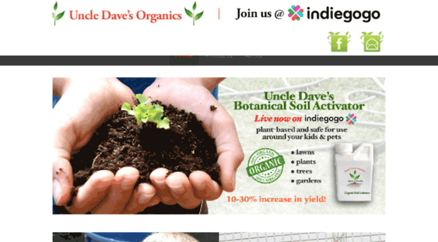 uncledavesorganics.com