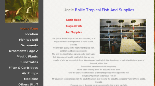 unclerollietropicalfishandsupplies.net