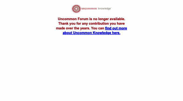 uncommonforum.com