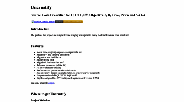 uncrustify.sourceforge.net