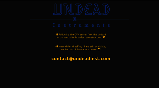 undeadinst.com