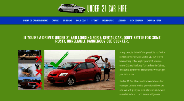 under21carhire.com