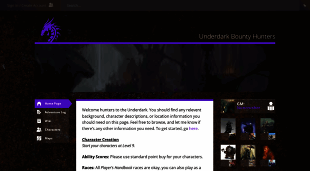 underdark-bounty-hunters.obsidianportal.com