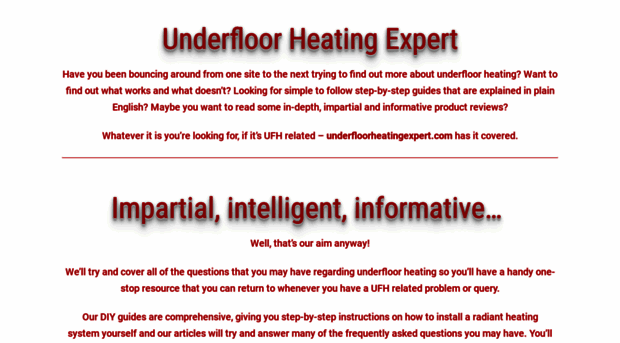 underfloorheatingexpert.com