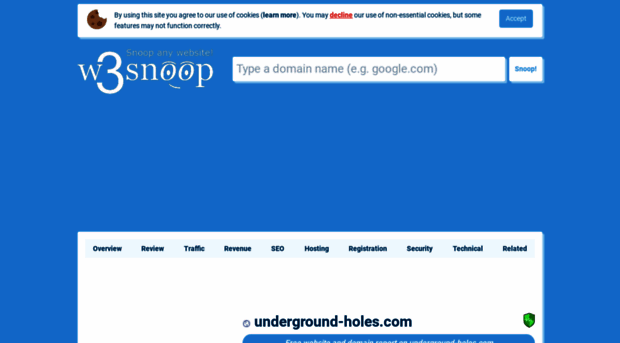 underground-holes.com.w3snoop.com