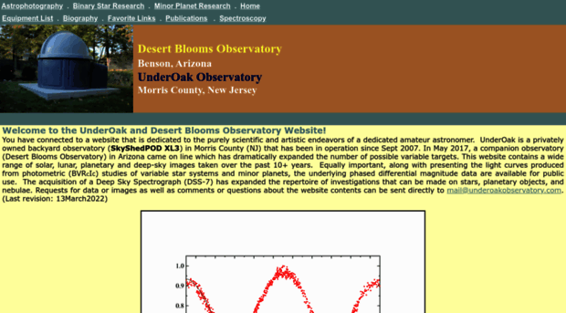 underoakobservatory.com