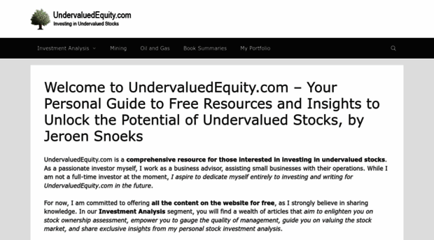 undervaluedequity.com