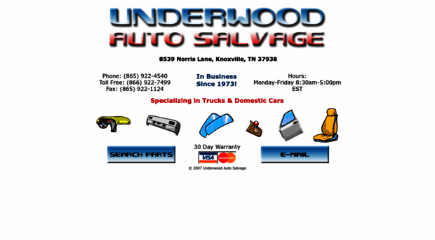 underwoodautosalvage.com