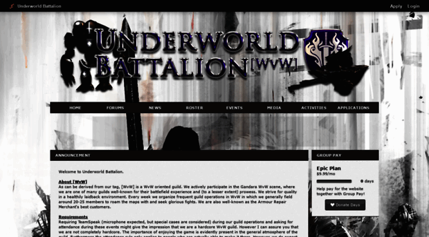 underworldbattalion.shivtr.com