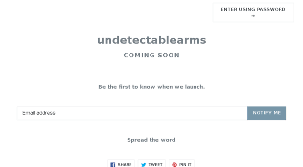 undetectablearms.com
