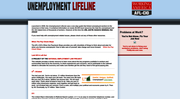 unemploymentlifeline.com