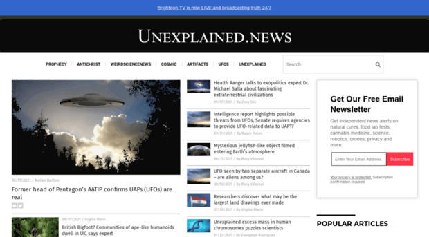 unexplained.news