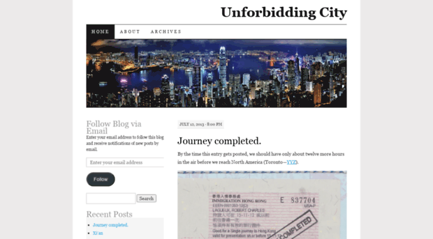 unforbiddingcity.com