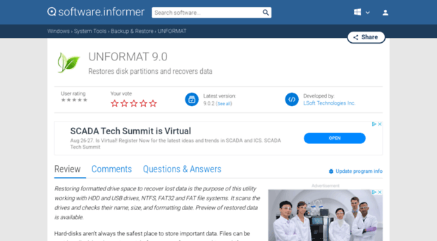 unformat8.software.informer.com