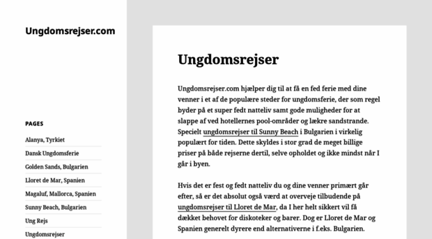 ungdomsrejser.com