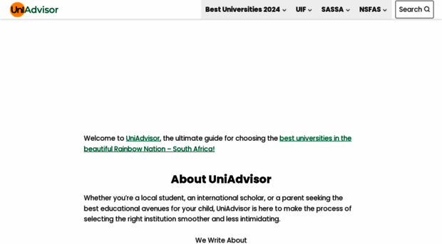 uniadvisor.co.za