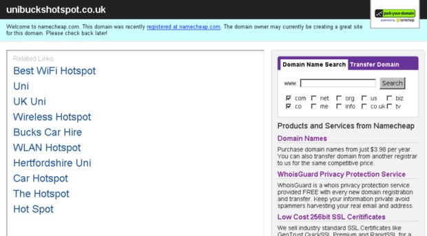 unibuckshotspot.co.uk