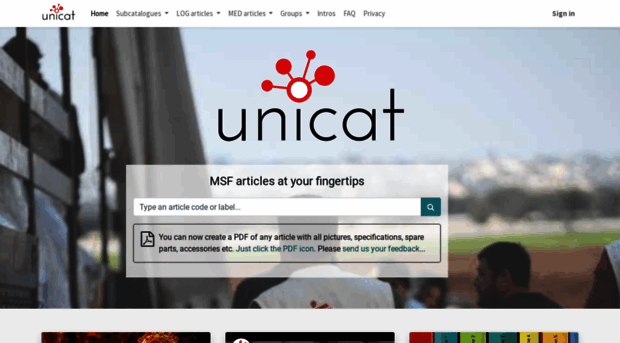 unicat.msf.org