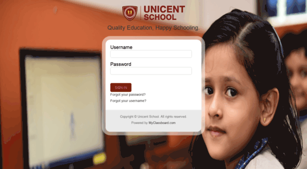 unicent.myclassboard.com