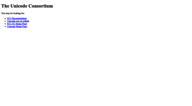 unicode-org.github.io