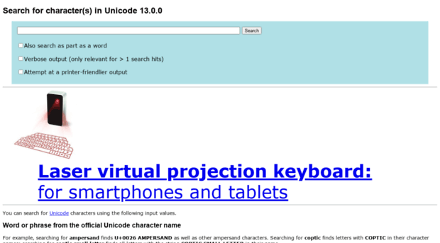 unicode-search.net