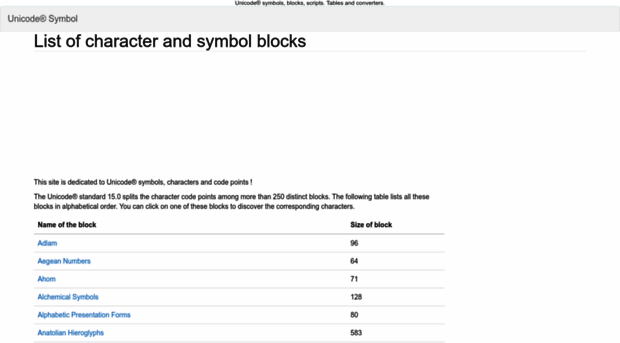 unicode-symbol.com