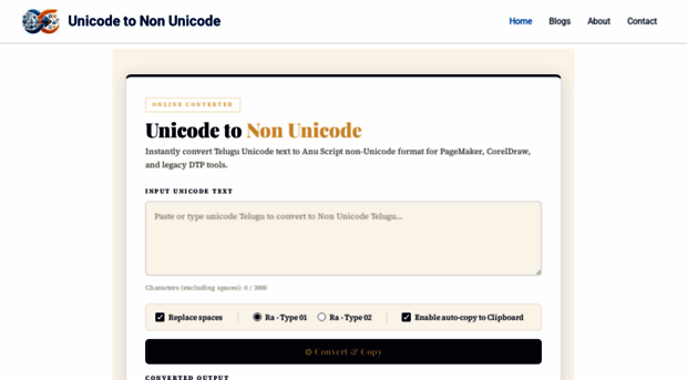 unicode-to-nonunicode.com