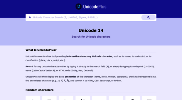 unicodeplus.com