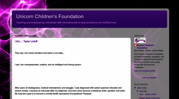 unicornchildrensfoundation.blogspot.com