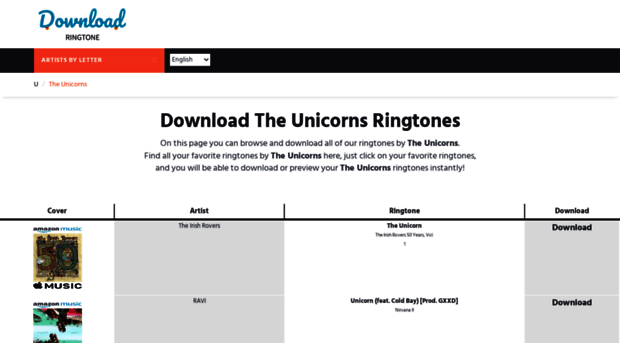 unicorns.download-ringtone.com