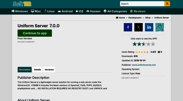 uniform-server.soft112.com