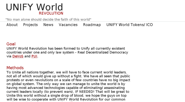 unifyworldrevolution.com