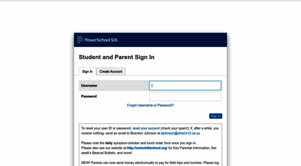 unionhill.powerschool.com