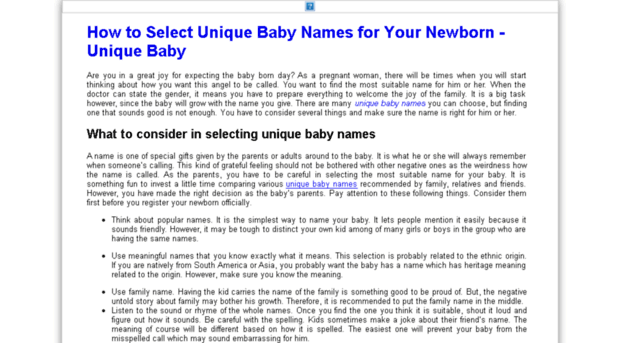 unique-baby.com