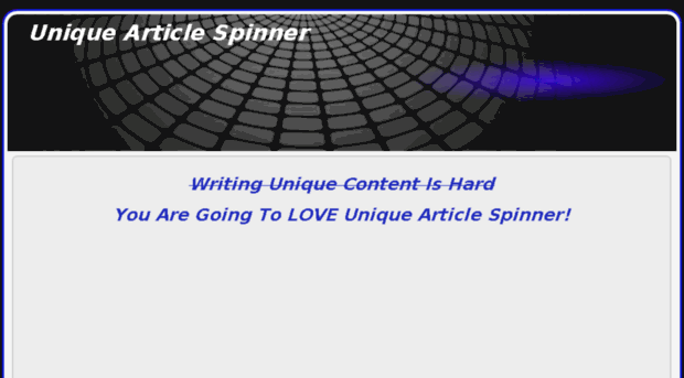 uniquearticlespinner.com