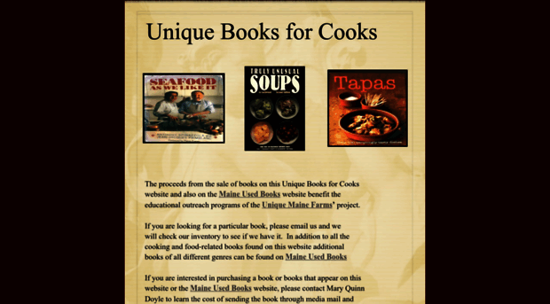 uniquebooksforcooks.com