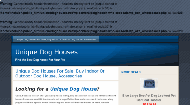 uniquedoghouses.net