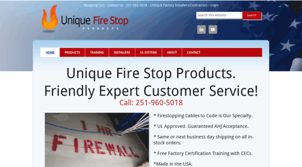 uniquefirestop.com