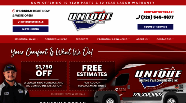 uniquehvac.com