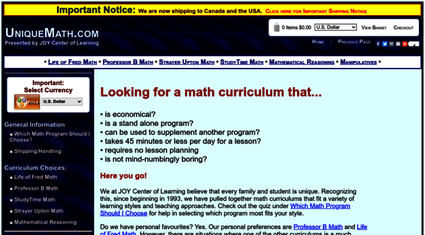 uniquemath.com