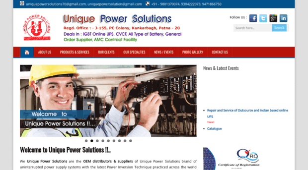 uniquepowersolutions.co.in