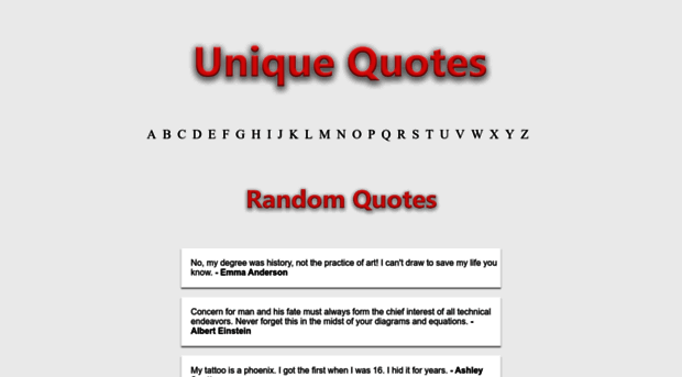 uniquequotes.com