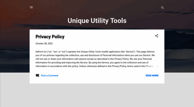 uniqueutilitytoolsapp.blogspot.com