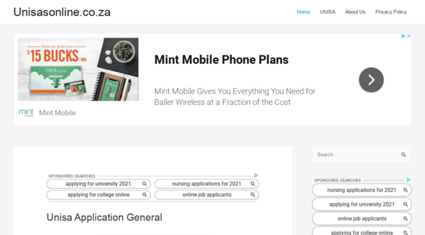 unisasonline.co.za