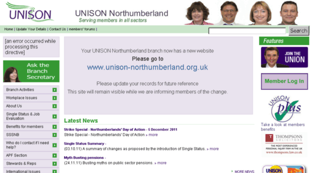 unisonnorthumberland.org.uk