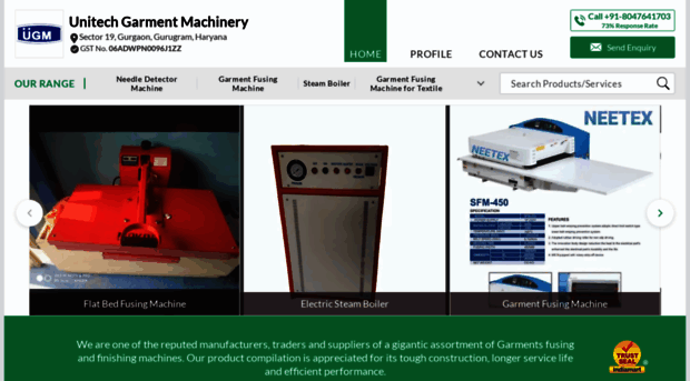 unitechgarmentmachinery.net