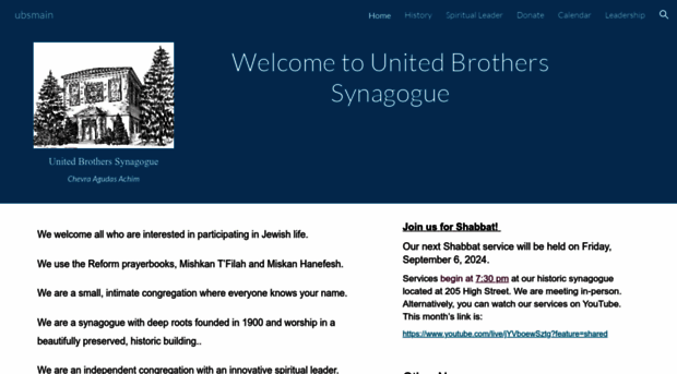 unitedbrotherssynagogue.org