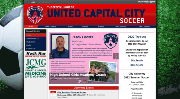 unitedccsoccer.com