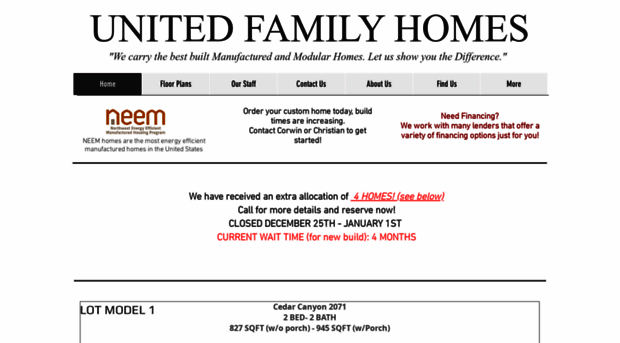 unitedfamilyhomes.com